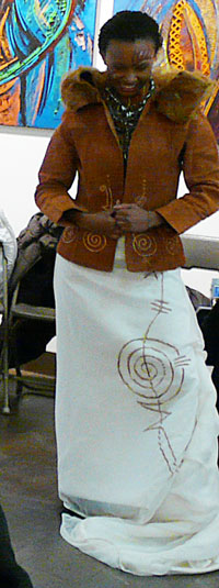 The designs from House of Agano in Kenya featuring the top fashion female designer, Patricia Lulu Mbela. The show will be in January 2009 at Africa House in Endicott.